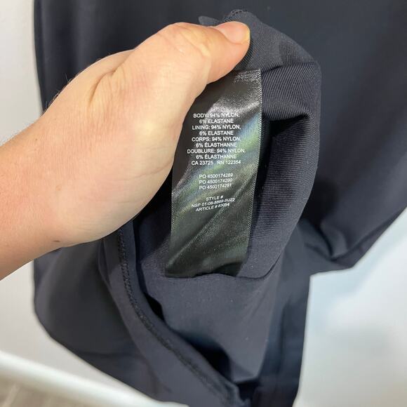 Babaton Contour Midi Dress Black Sleeveless Bodycon Tank XS - Picture 4 of 6